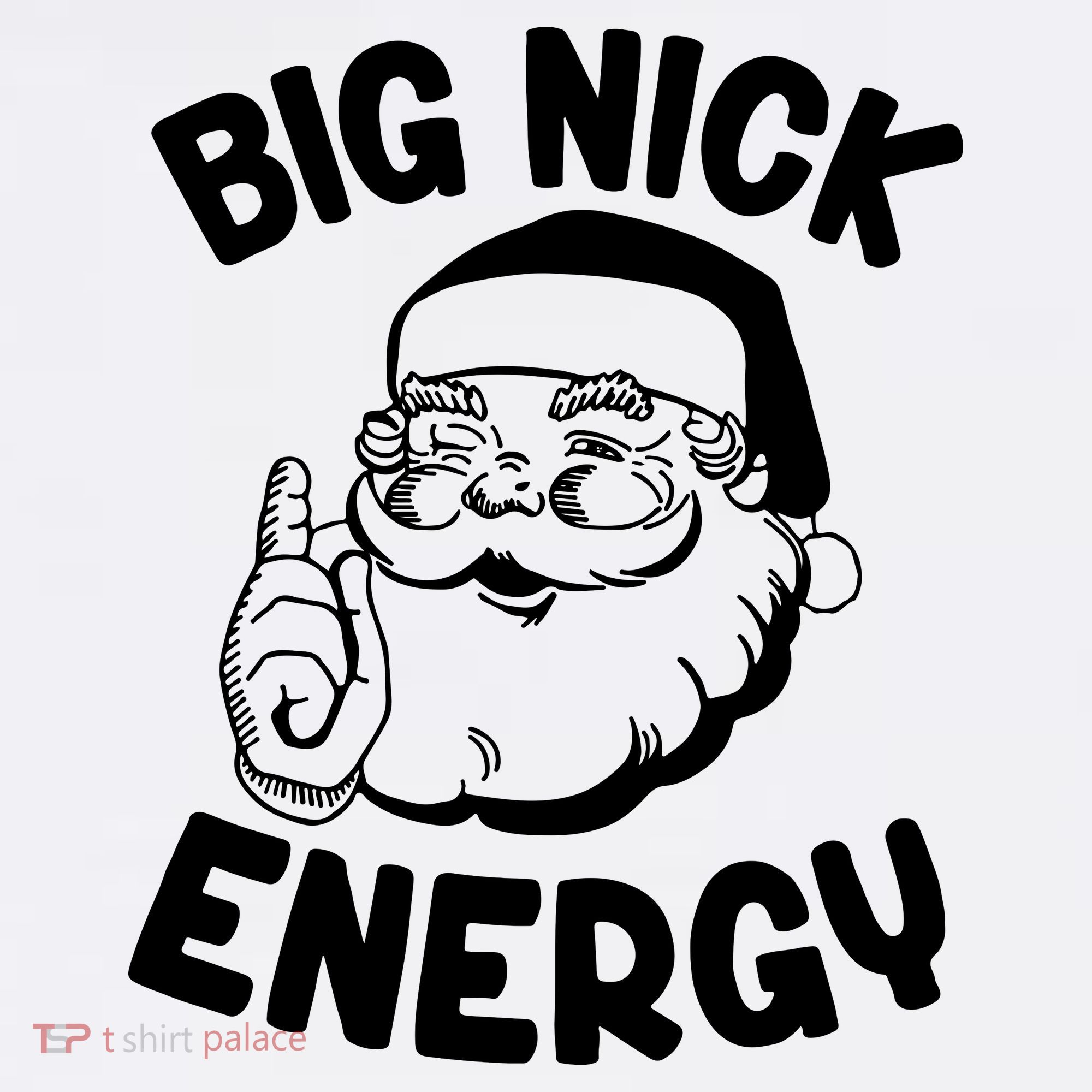 Big Nick Energy Santa Claus Funny Xmas Christmas Women's Tank Top