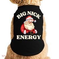 Big Nick Energy Christmas Santa Inappropriate Christmas Doggie Tank thumb 0