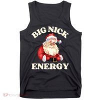 Big Nick Energy Christmas Santa Inappropriate Christmas Tank Top thumb 0