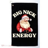 Big Nick Energy Christmas Santa Inappropriate Christmas Golf Towel thumb 0