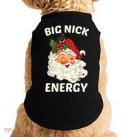 Big Nick Energy Funny Santa Christmas Doggie Tank thumb 0