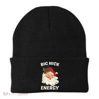 Big Nick Energy Funny Santa Christmas Beanie thumb 0