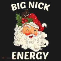 Big Nick Energy Funny Santa Christmas Women's Hoodie thumb 2