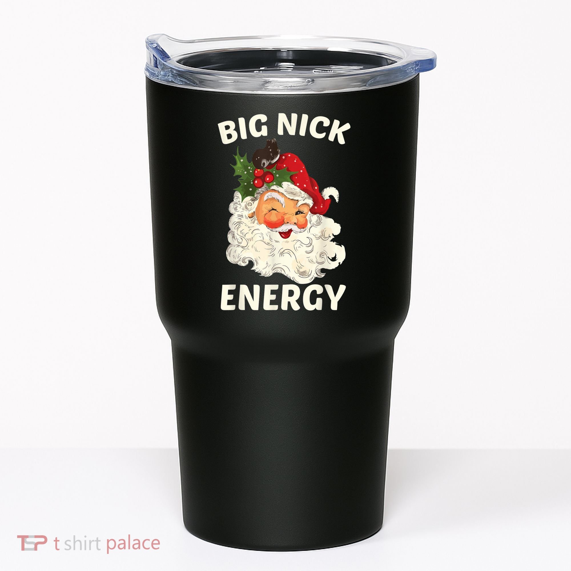 Big Nick Energy Funny Santa Christmas Tumbler