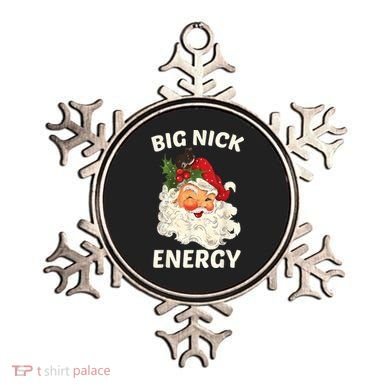 Big Nick Energy Funny Santa Christmas Ornament