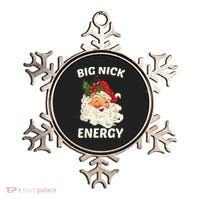 Big Nick Energy Funny Santa Christmas Ornament thumb 0