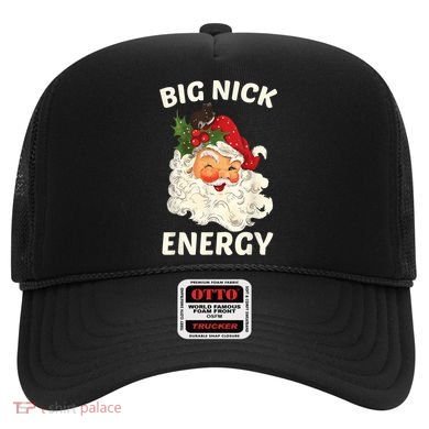 Big Nick Energy Funny Santa Christmas Hat