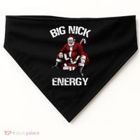 Big Nick Energy Funny Santa Christmas USA-Made Doggie Bandana thumb 0