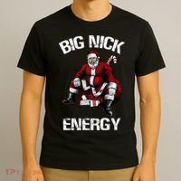 Big Nick Energy Funny Santa Christmas T-Shirt thumb 3