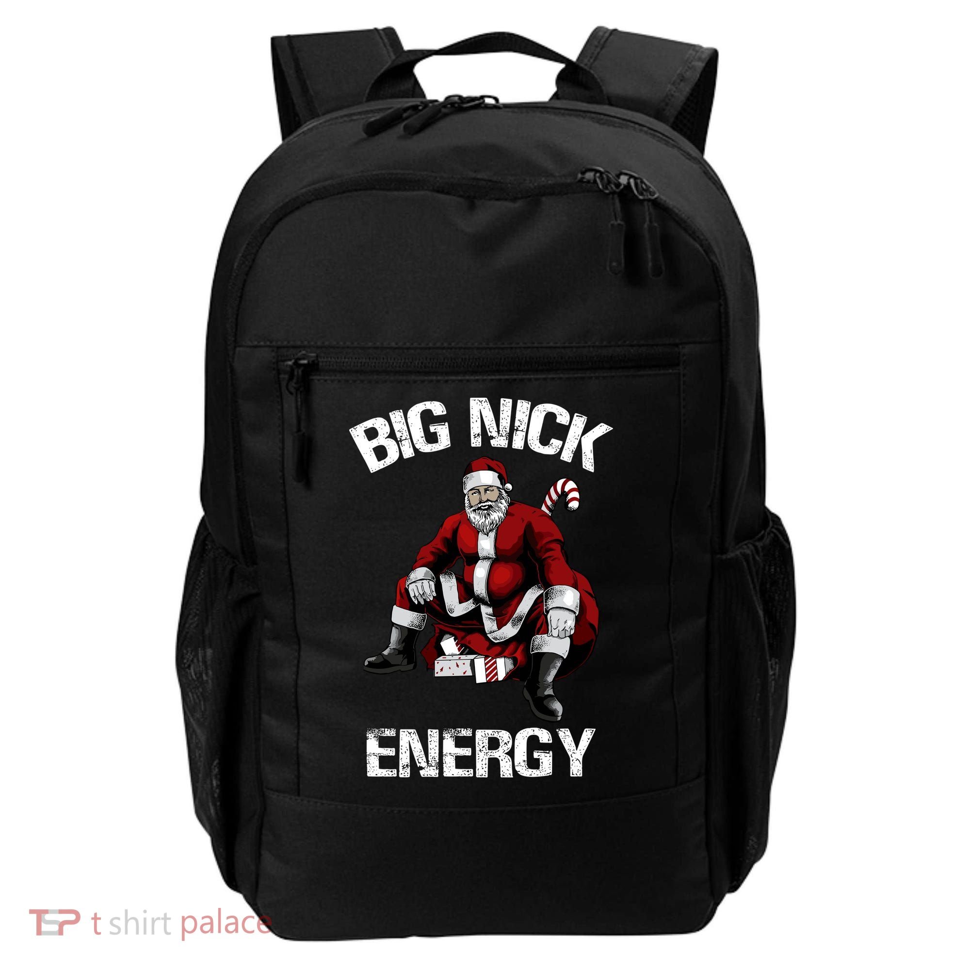 Big Nick Energy Funny Santa Christmas Backpack