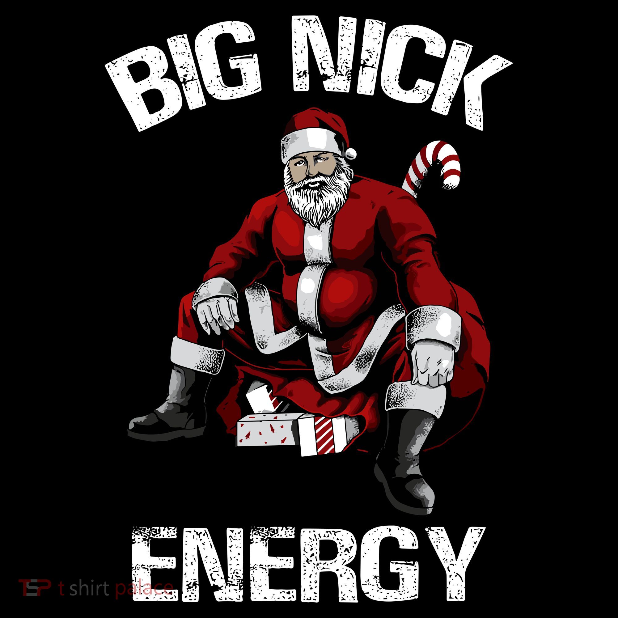 Big Nick Energy Funny Santa Christmas Women's Hoodie