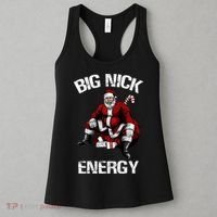 Big Nick Energy Funny Santa Christmas Women's Tank Top thumb 3