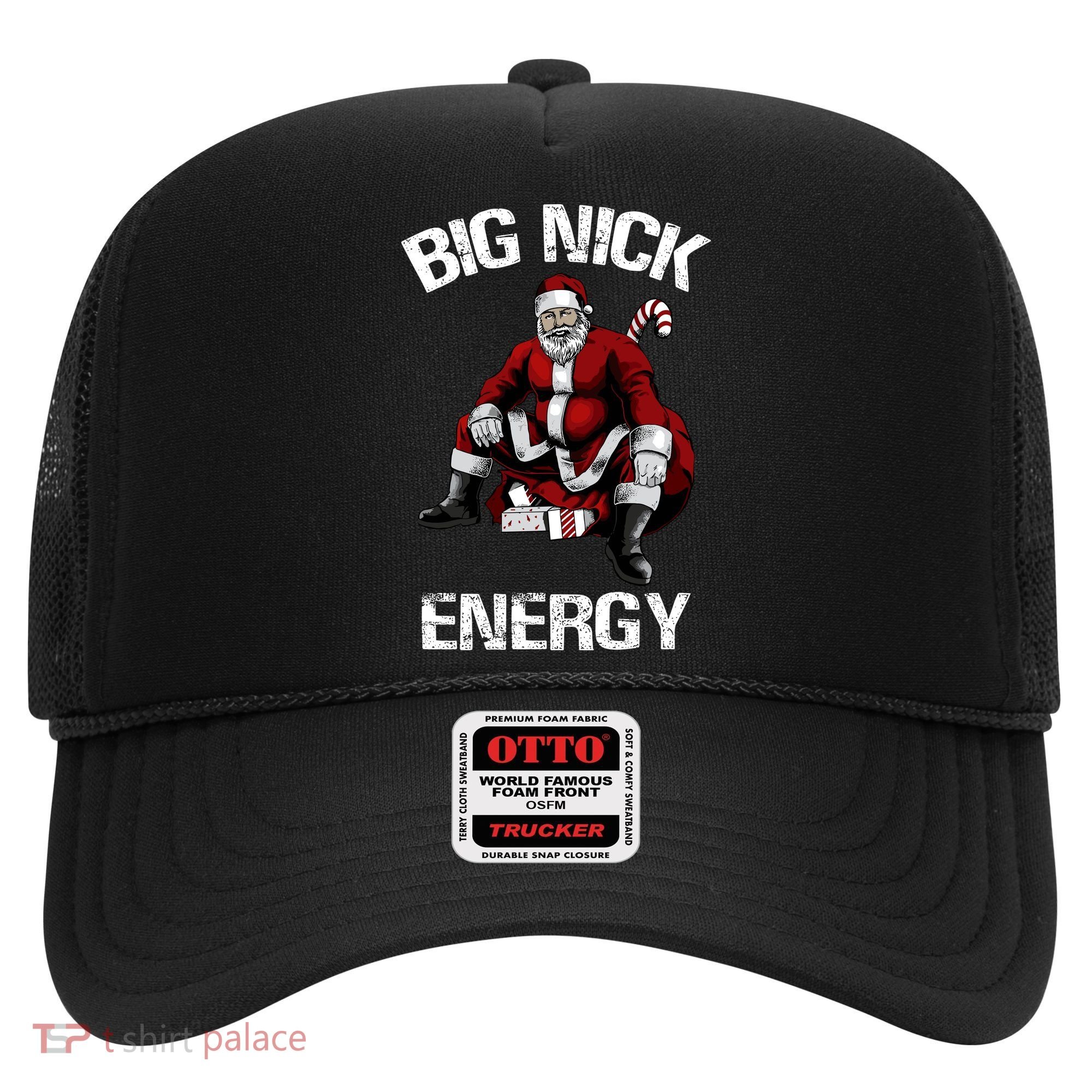 Big Nick Energy Funny Santa Christmas Hat