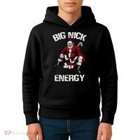 Big Nick Energy Funny Santa Christmas Kids Hoodie thumb 4