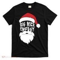 Big Nick Energy Funny Xmas Santa Hipster T-Shirt thumb 0
