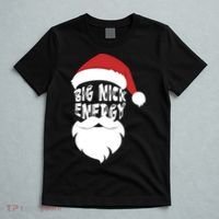 Big Nick Energy Funny Xmas Santa Hipster T-Shirt thumb 5