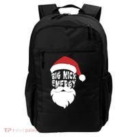 Big Nick Energy Funny Xmas Santa Hipster Backpack thumb 0