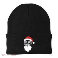 Big Nick Energy Funny Xmas Santa Hipster Beanie thumb 0