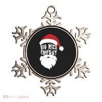 Big Nick Energy Funny Xmas Santa Hipster Ornament thumb 0
