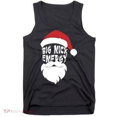 Big Nick Energy Funny Xmas Santa Hipster Tank Top