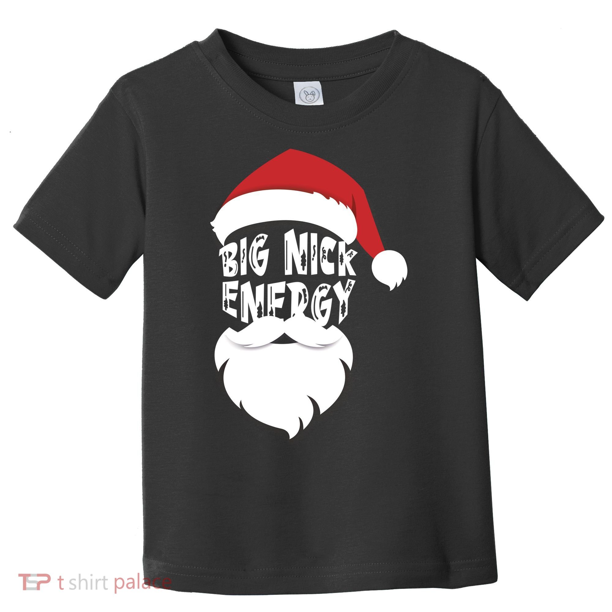 Big Nick Energy Funny Xmas Santa Hipster Toddler T-Shirt