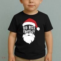 Big Nick Energy Funny Xmas Santa Hipster Toddler T-Shirt thumb 2