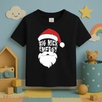 Big Nick Energy Funny Xmas Santa Hipster Toddler T-Shirt thumb 3
