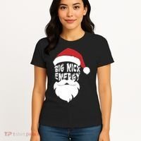Big Nick Energy Funny Xmas Santa Hipster Women's T-Shirt thumb 4