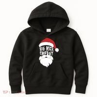 Big Nick Energy Funny Xmas Santa Hipster Kids Hoodie thumb 0