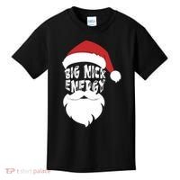 Big Nick Energy Funny Xmas Santa Hipster Kids T-Shirt thumb 0