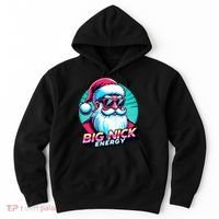 Big Nick Energy Funny Santa Christmas Hoodie thumb 0