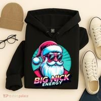 Big Nick Energy Funny Santa Christmas Hoodie thumb 4