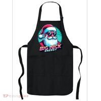 Big Nick Energy Funny Santa Christmas Apron thumb 0