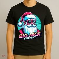 Big Nick Energy Funny Santa Christmas T-Shirt thumb 3