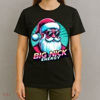 Big Nick Energy Funny Santa Christmas T-Shirt thumb 4