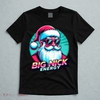 Big Nick Energy Funny Santa Christmas T-Shirt thumb 5