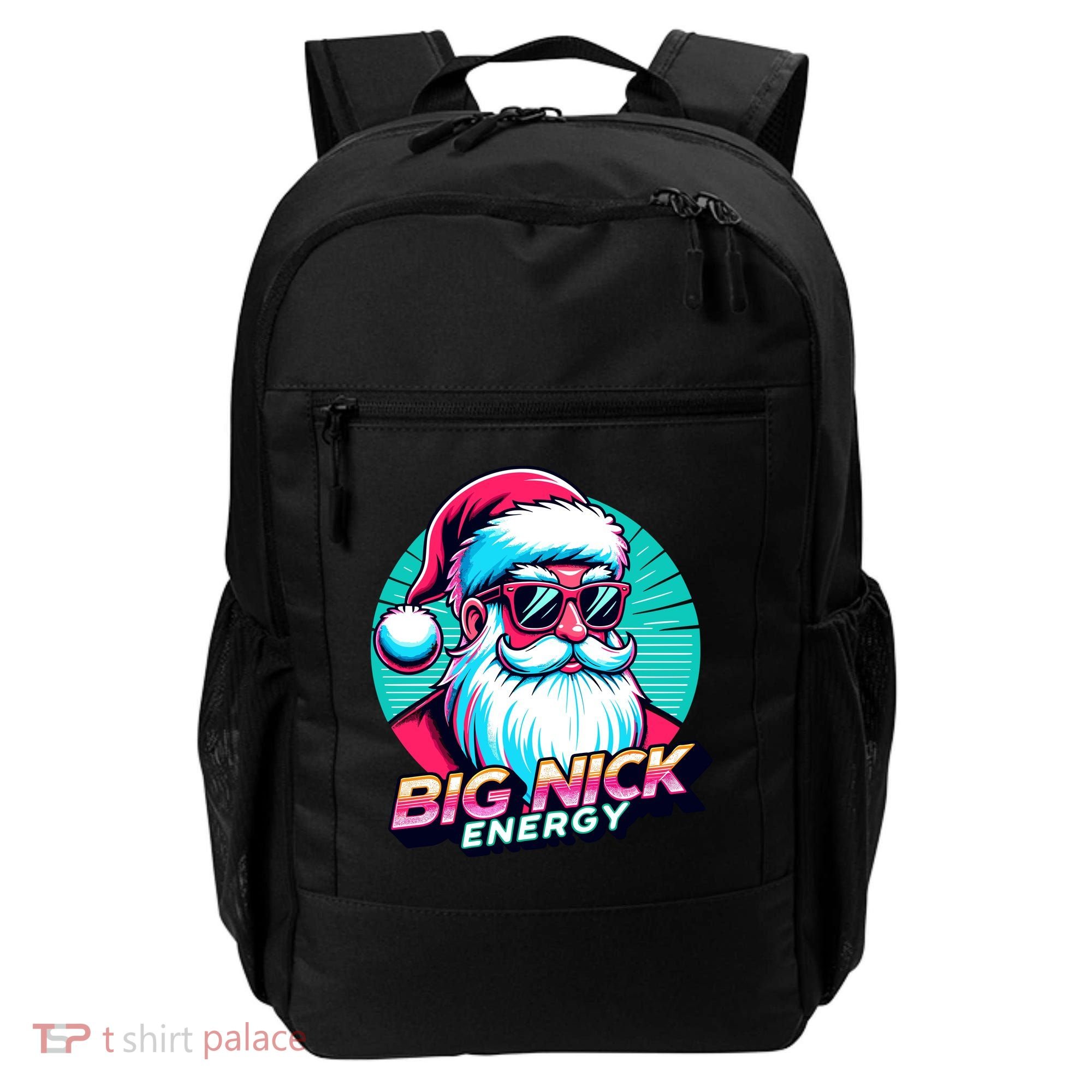 Big Nick Energy Funny Santa Christmas Backpack
