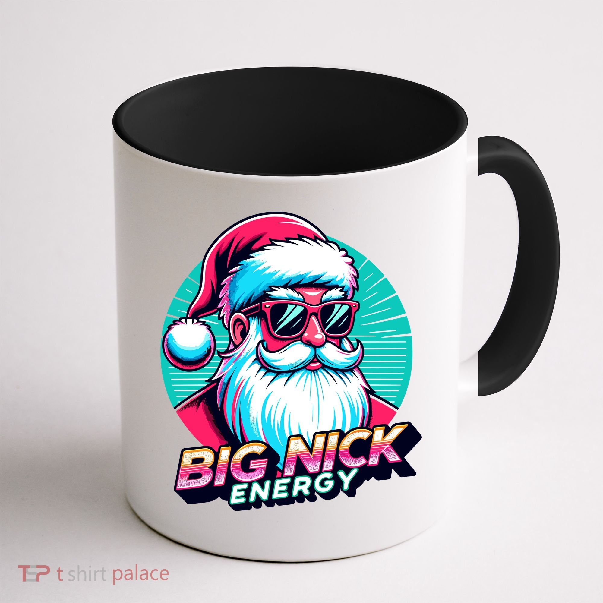 Big Nick Energy Funny Santa Christmas Coffee Mug