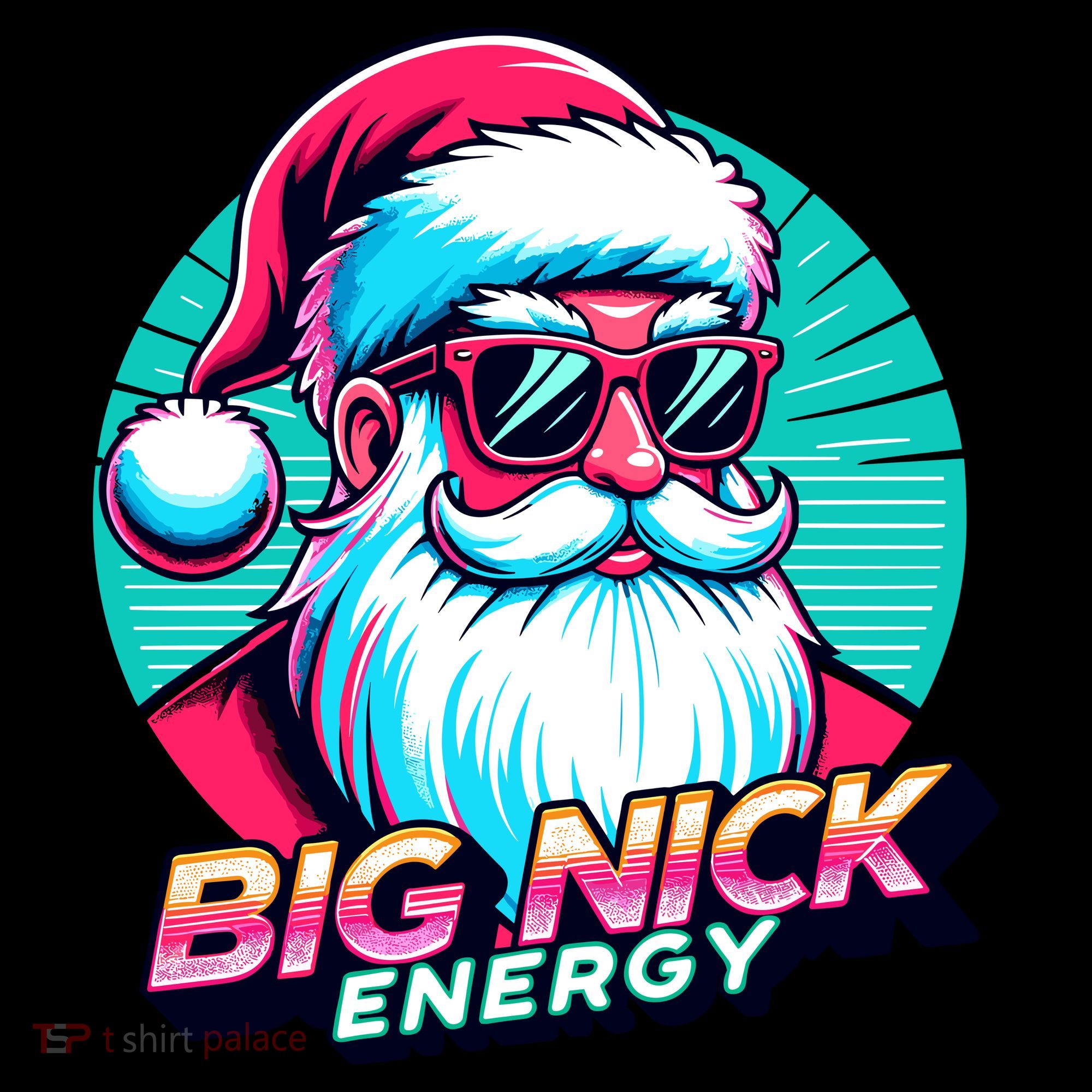 Big Nick Energy Funny Santa Christmas Coffee Mug