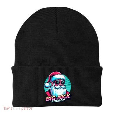 Big Nick Energy Funny Santa Christmas Beanie