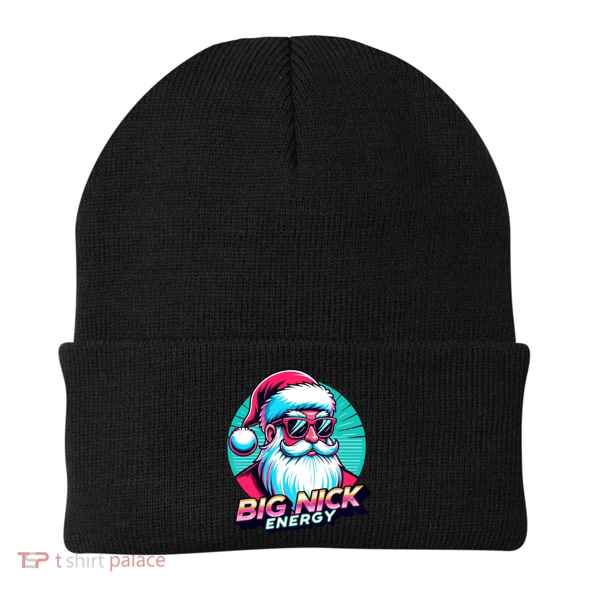 Big Nick Energy Funny Santa Christmas Beanie