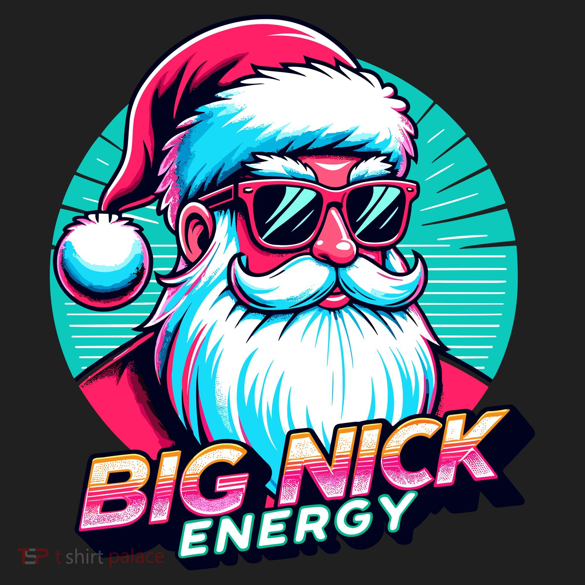 Big Nick Energy Funny Santa Christmas Beanie