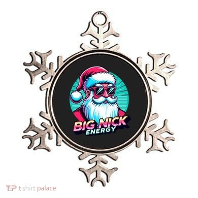 Big Nick Energy Funny Santa Christmas Ornament