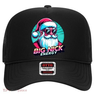 Big Nick Energy Funny Santa Christmas Hat