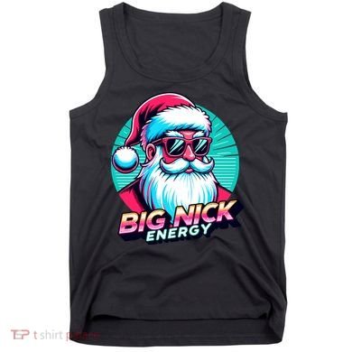 Big Nick Energy Funny Santa Christmas Tank Top