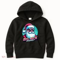 Big Nick Energy Funny Santa Christmas Kids Hoodie thumb 0