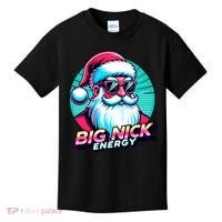 Big Nick Energy Funny Santa Christmas Kids T-Shirt thumb 0