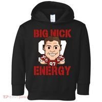 Big Nick Energy Nick 97 Football Player Bosa Fan Toddler Hoodie thumb 0