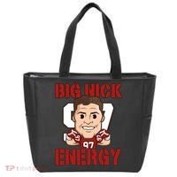 Big Nick Energy Nick 97 Football Player Bosa Fan Tote Bag thumb 0