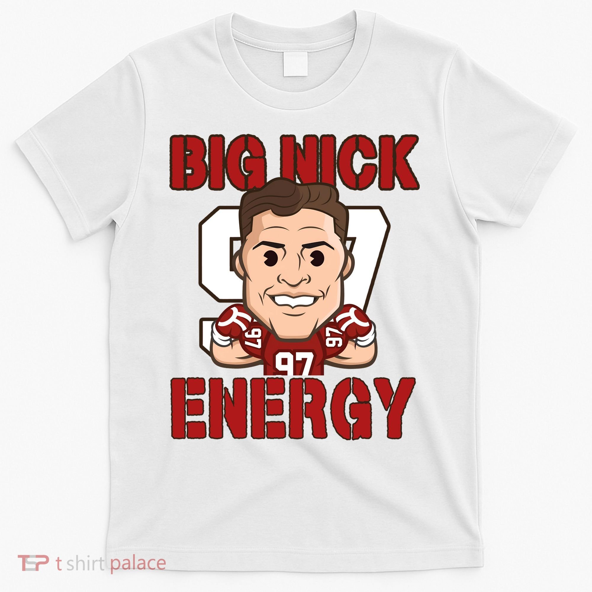 Big Nick Energy Nick 97 Football Player Bosa Fan T-Shirt